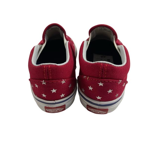 Vans Classic Slip on US Toddler 8 Red Blue - Picture 4 of 7